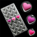 Bakeware Valentine'S Day Heart Shaped Plastic Chocolate Mold,Kitchen Chocol H6J5