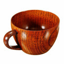 Retro Wooden Cup Primitive Handmade Natural Wood Coffee Tea Beer Wine Juice