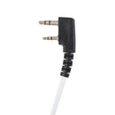 2Pin Earpiece Headset PTT w/Mic Earhook Interphone for Baofeng UV5R/KENWOOD A