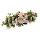Artificial Silk Rose Flower Garland Door Lintel Wreath Home Wedding Venue Decor