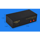 VGA Switch Splitter 2In 2Out Hub Support 1920x1440 Push Button Switching