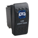 2x Car Boat Blue LED Light Bar ON/OFF Toggle Switch Control 12V 24V 5Pins