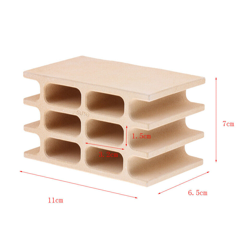 Ceramic Spawning Brick Aquarium Shrimp Breeding Hiding Cave Baby Fishes