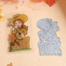 Cutting Die Stencil Scrapbooking Girl Stamp Set Paper Card Embossing Craft