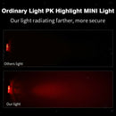 Waterproof  Light Bike Tail Light Black Headlight Kit