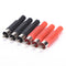 20 Pcs Black & Red Solder RCA Male Plug Audio Video Adapter Connector FE FT