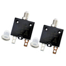 2pcs 125/250V AC Circuit Breaker Manual Overload Protector Switch Fuse