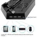 Cooling Fan Vertical Stand Station Controller Charger for Sony Playstation4JC_
