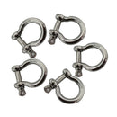5x Stainless Steel Screw Pin Anchor Shackle Bow Rigging European Style SNJ