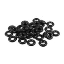 30 Pcs 2.5mm x 6.5mm x 2mm Rubber O Rings for Wacky Worm Fishing J3G9