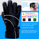 Men Women USB Rechargeable Fishing Thermal Winter Warm Electric Heated Gloves