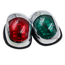 Green & Red Marine LED Navigation Lights Waterproof Pontoon Boat Bow Starboard