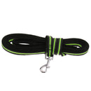 Dog Training Leash Heavy Duty Rope Lead for Dogs Puppy Green Black