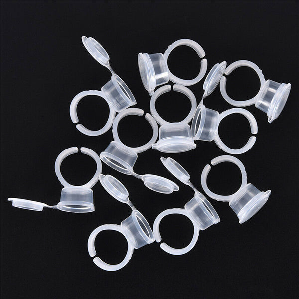 10pcs Pigment Tattoo Ink Cup Ring Holder Permanent Microblading Eyebrow Makeu Gn