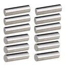 12 Pieces Alnico 5 Humbucker Pickup Polepiece Magnet Slug Rods 15mm for Electric