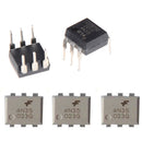 10Pcs 4N35 FSC Optocouplers Phototransistor 30V DIP6 IC ME