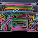Pack of 250 Medium Jumbo Large Coloured Paper Clips Office School Stationery