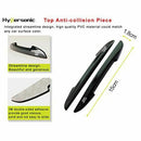 Hypersonic Car Door Edge Protectors Plastic Door Guard Black 4PCS V4R4