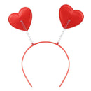 5PCS Red Love Heart Shaped Sequin Headband Valentine's Day Hair Hoop Hair L E6J4