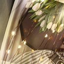 4xLED Light String w/ Clear Photo Clips for Indoor/Outdoor Decoration 20led