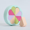 8pcs/set Non-latex Cosmetic Puff Reusable Dry-wet Dual-use Powder Puff