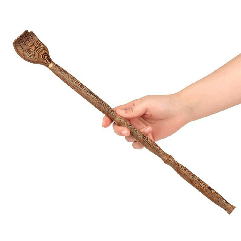 Wooden Back Scratcher Hand Shaped Itching Full Body Massager Itching Relief Tool