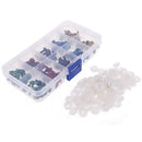 100Pcs/box 5 colors-Mix 8mm plastic safety eyes for plush animal OZ