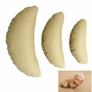 3 x Newborn Baby Photography Props, Crescent Posing Pillow Basket Filler Si