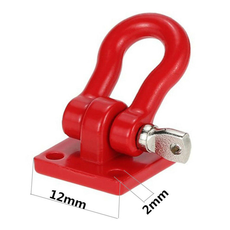 6X 1/10 RC Rock Crawler Truck Tow Hook+Tow Chain for Axial SCX10 RC4WD D90