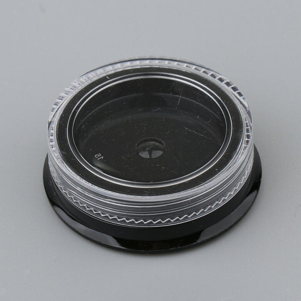 10 Pieces Plastic Nail Art Tips Powder Beads Storage Containers,Small Round