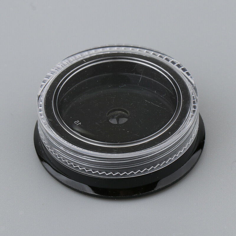 10 Pieces Plastic Nail Art Tips Powder Beads Storage Containers,Small Round