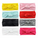 8pcs Headband Hair Cute Bebe Hairstyle Girl Kid Uni Knot Turban Elastic Col F6K1