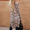Women Casual Long Sleeve Cotton Cardigan Loose Fashion Print Tops (Grey L)
