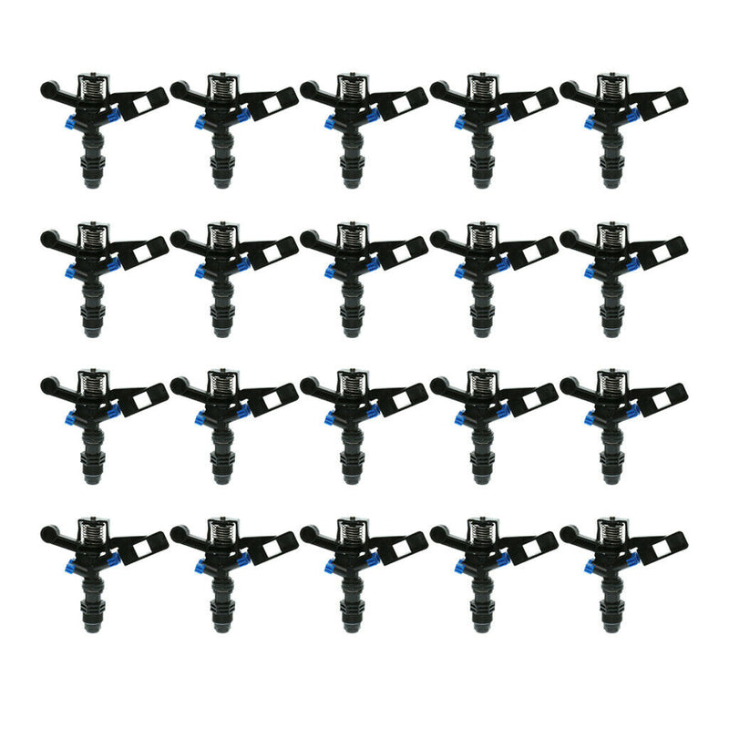 20 Pieces Outdoor Automatic Garden Water Sprinklers, 360 Degree Rotating Sprayer