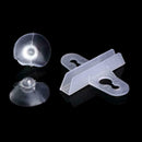 5pc Aquarium Fish Tank Divider Suction Cup Divider Sheet F9E2 Holder L4X3