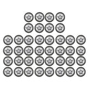 4 Pieces 1.57 Inch 5-Spoke RC Car Wheel Rims for RC Drift Car DIY Kits