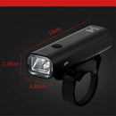 Bicycle Bike Headlight Front Handlebar LED Light USB Rechargeable f. Safe Riding