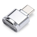 4 Pieces Mini Type-C to TF Card Reader OTG Connector for Micro SD Card