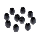 20pcs Black Silicone Chair Feet Cover Floor Protector Table Feet Leg Cap End _F