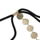 Disc Coin Crown Hair Cuff Wrap Headband Headwrap Headdress Boho Punk Goth C K3X6