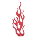 2 in 1 Auto Car Red Plastic Flame Shaped Reflective Stickers