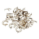 26Pcs English Letter Rivet Metal Leather Craft Repair Studs Spike Decor 15mm