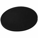 Silicone Black Drink Coasters Set of 8 Non-slip Round Soft Sleek and Durabl