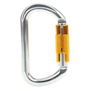 25KN Safety  Mountaineering Rock Tree Climbing Clip Locking Carabiner