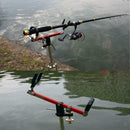 1 Piece Multifunction Fishing Rod Support Rack Ground Inserted for Hand Pole /