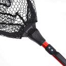 Portable Fishing Landing Net Folding Handle Triangle Frames Aluminum Alloy Sport
