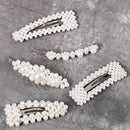 5 Pieces Hair Barrettes Hair Pins Decorative Wedding Bridal Artificial Pear