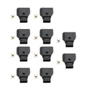1 Set of 10 Male D-Tap Connector Adapter for Anton V Lock Battery DSLR Power
