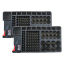 Large Capacity Battery Organizer With Removable BT-168 LCD  Storage Box