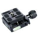 Metal Clamp 60mm Quick Release Plate For Arca-Swiss Tripod Monopod Adapter